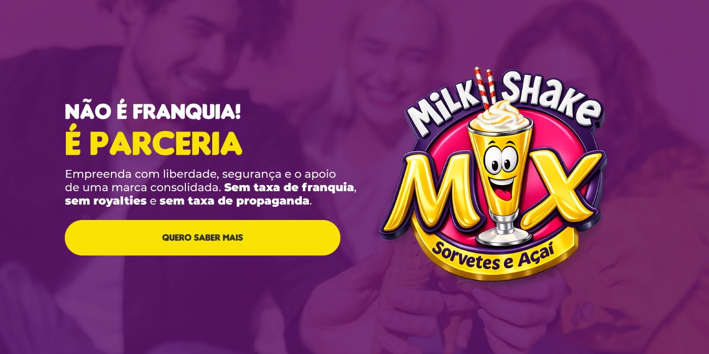 Não é franquia! É parceria